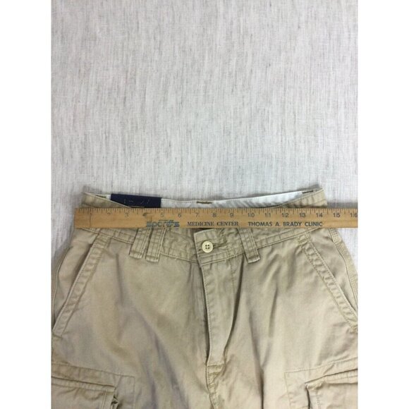Polo Ralph Lauren Cargo Shorts Mens‎ Size 30 Tan Flap Pockets Flat Front Outdoor - Picture 6 of 7